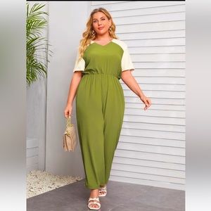 Shein Army Green Romper